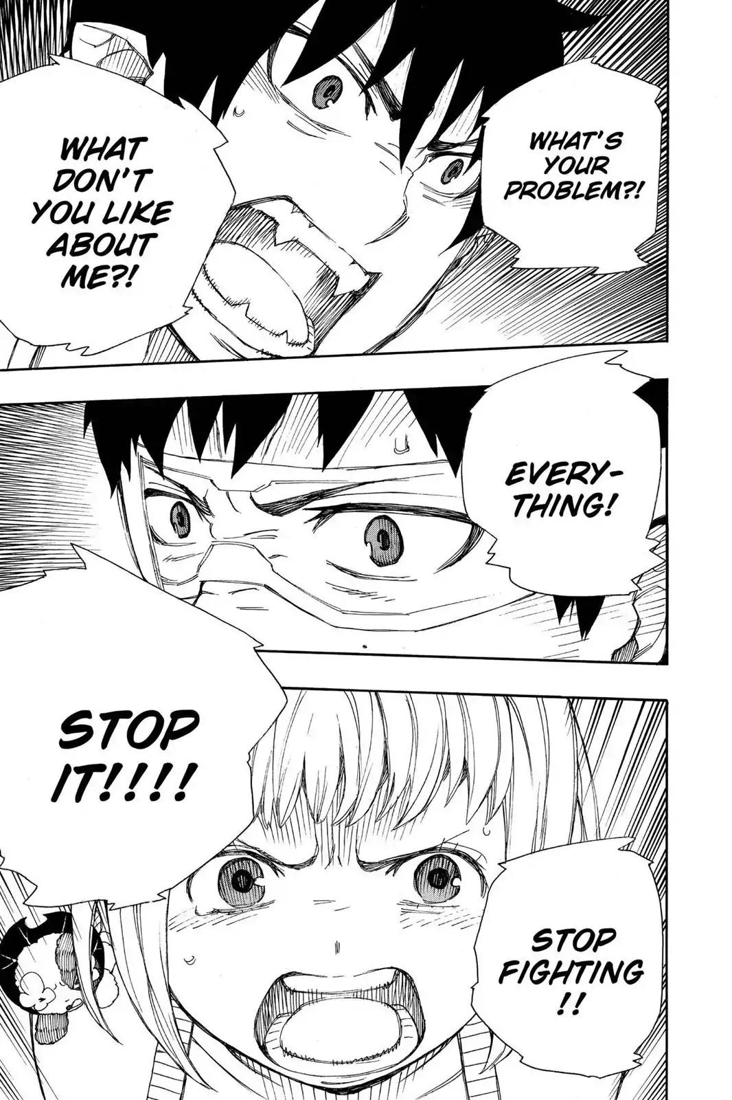 Ao no Exorcist Chapter 36 page 25 - Chapter 36: Gone With The Blue Waves