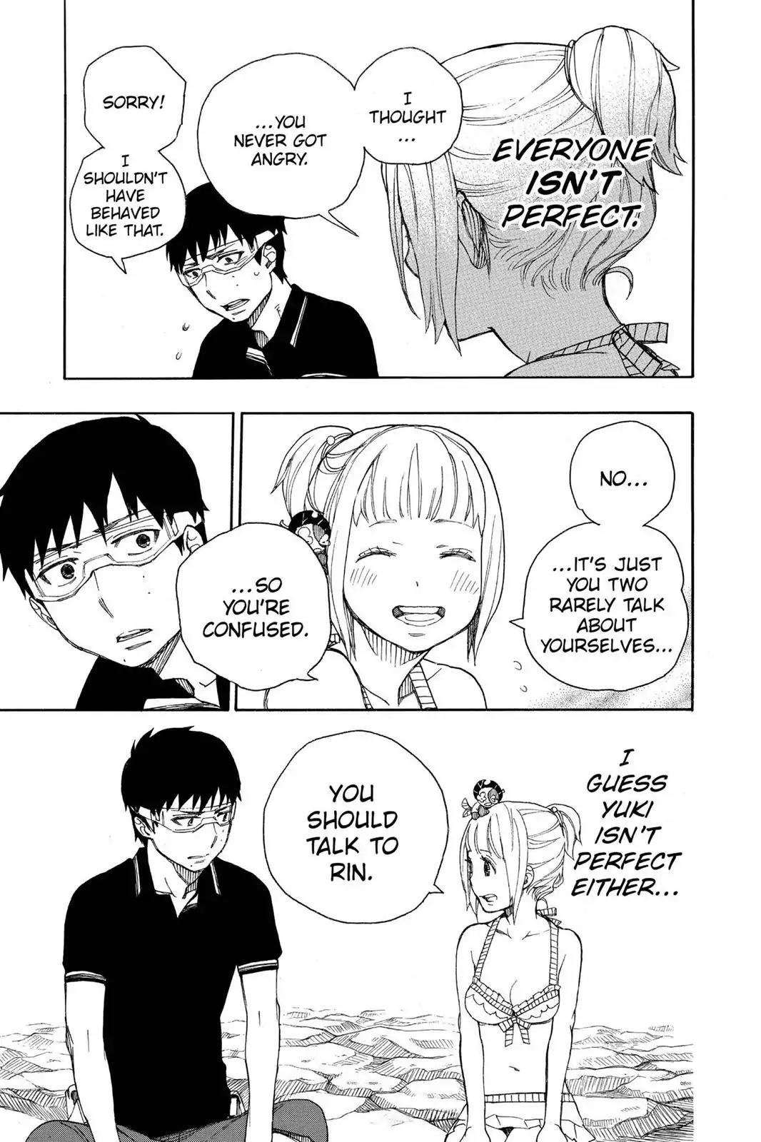 Ao no Exorcist Chapter 36 page 27 - Chapter 36: Gone With The Blue Waves