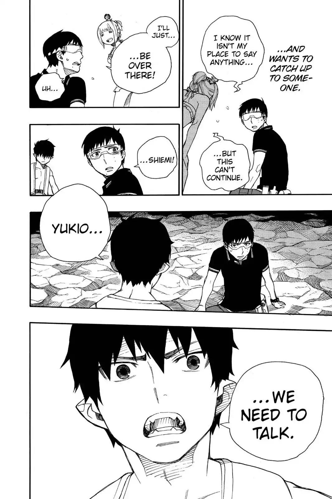 Ao no Exorcist Chapter 36 page 28 - Chapter 36: Gone With The Blue Waves