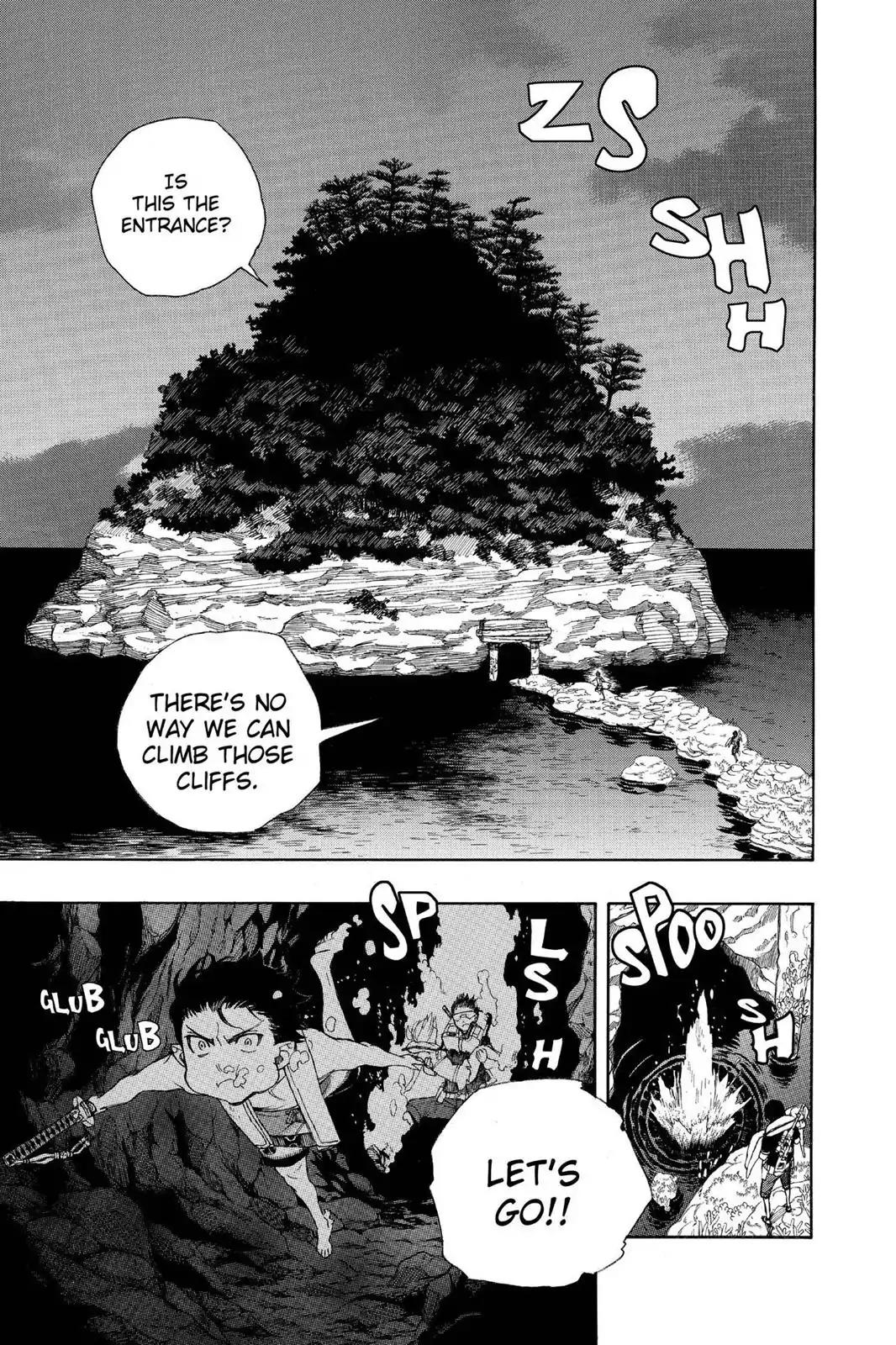 Ao no Exorcist Chapter 36 page 3 - Chapter 36: Gone With The Blue Waves