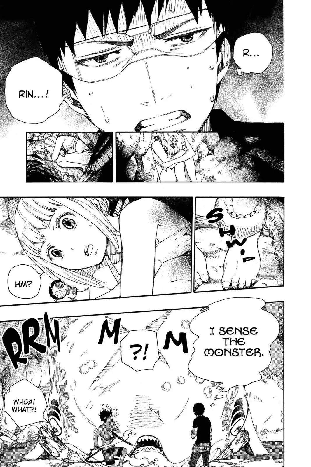 Ao no Exorcist Chapter 36 page 33 - Chapter 36: Gone With The Blue Waves