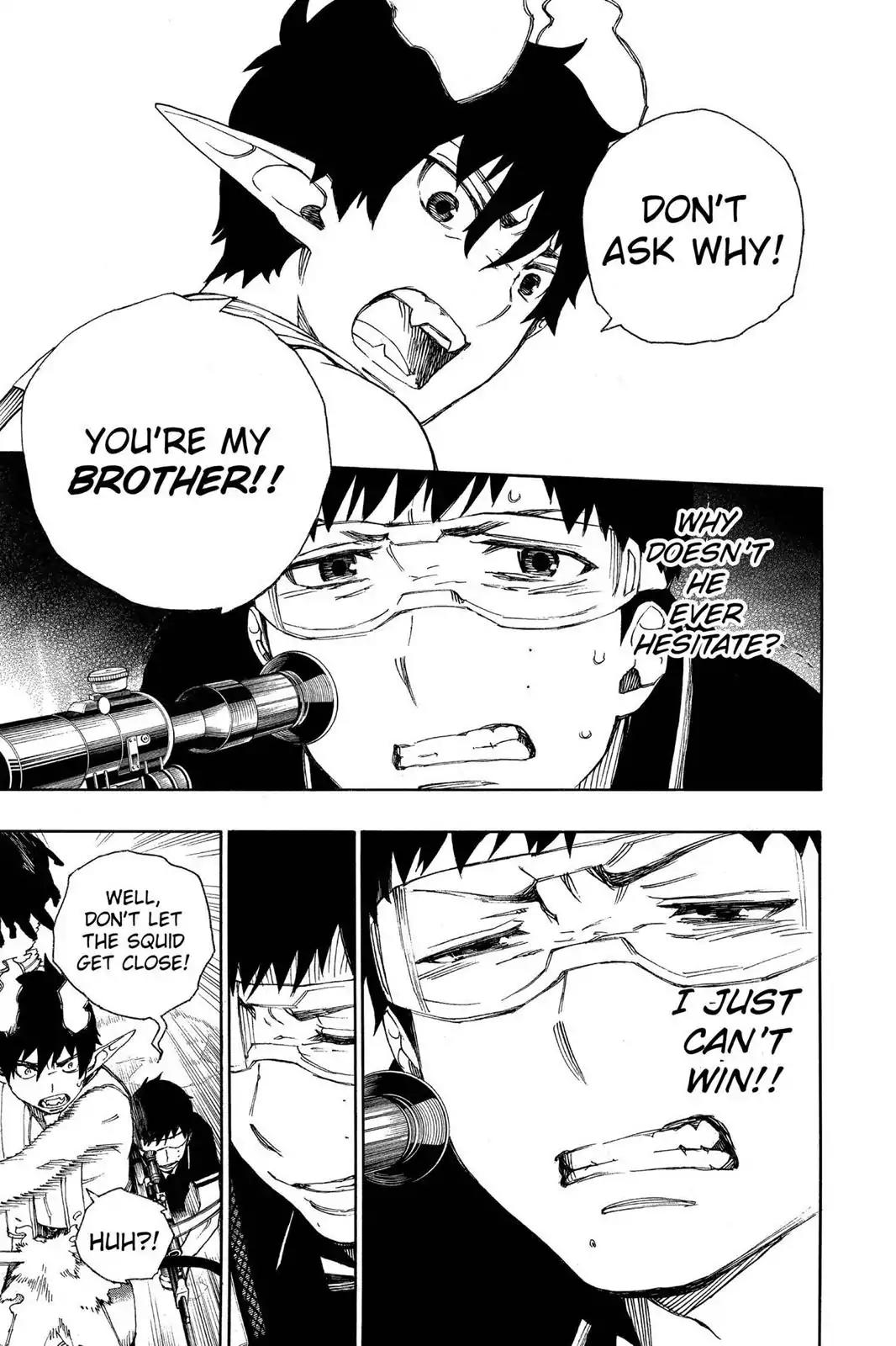 Ao no Exorcist Chapter 37 page 22 - Chapter 37: The Moon Falls And The Sun Rises