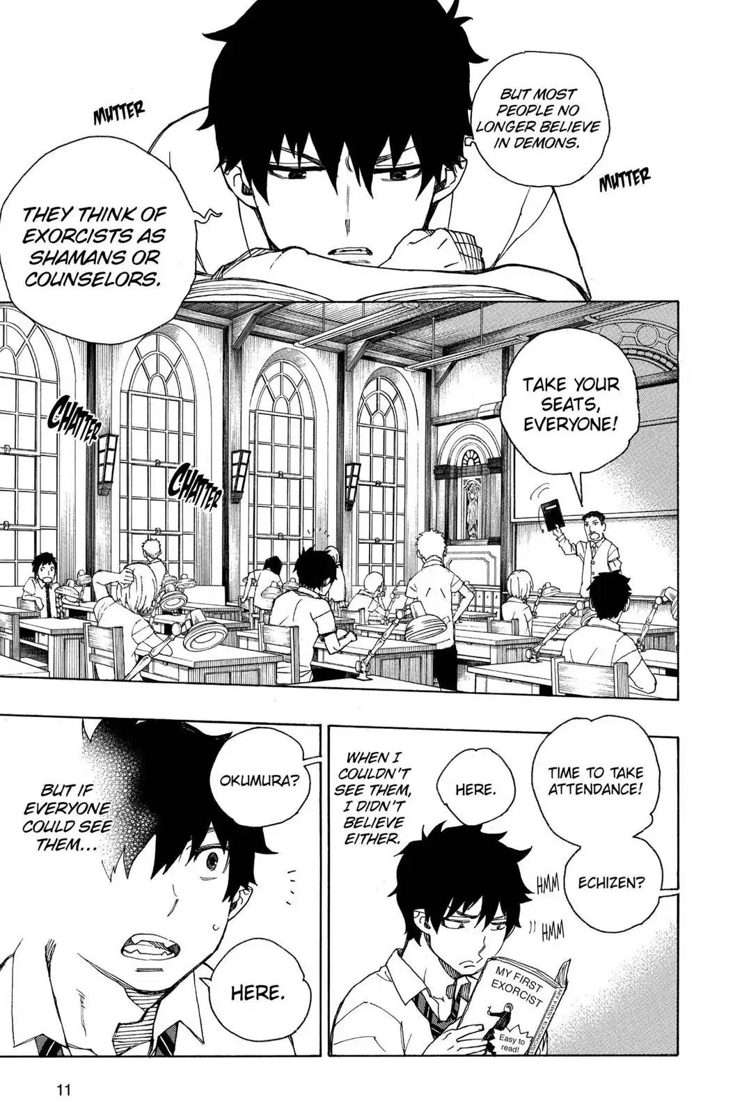 Ao no Exorcist Chapter 38 page 12 - Chapter 38: Exorcist