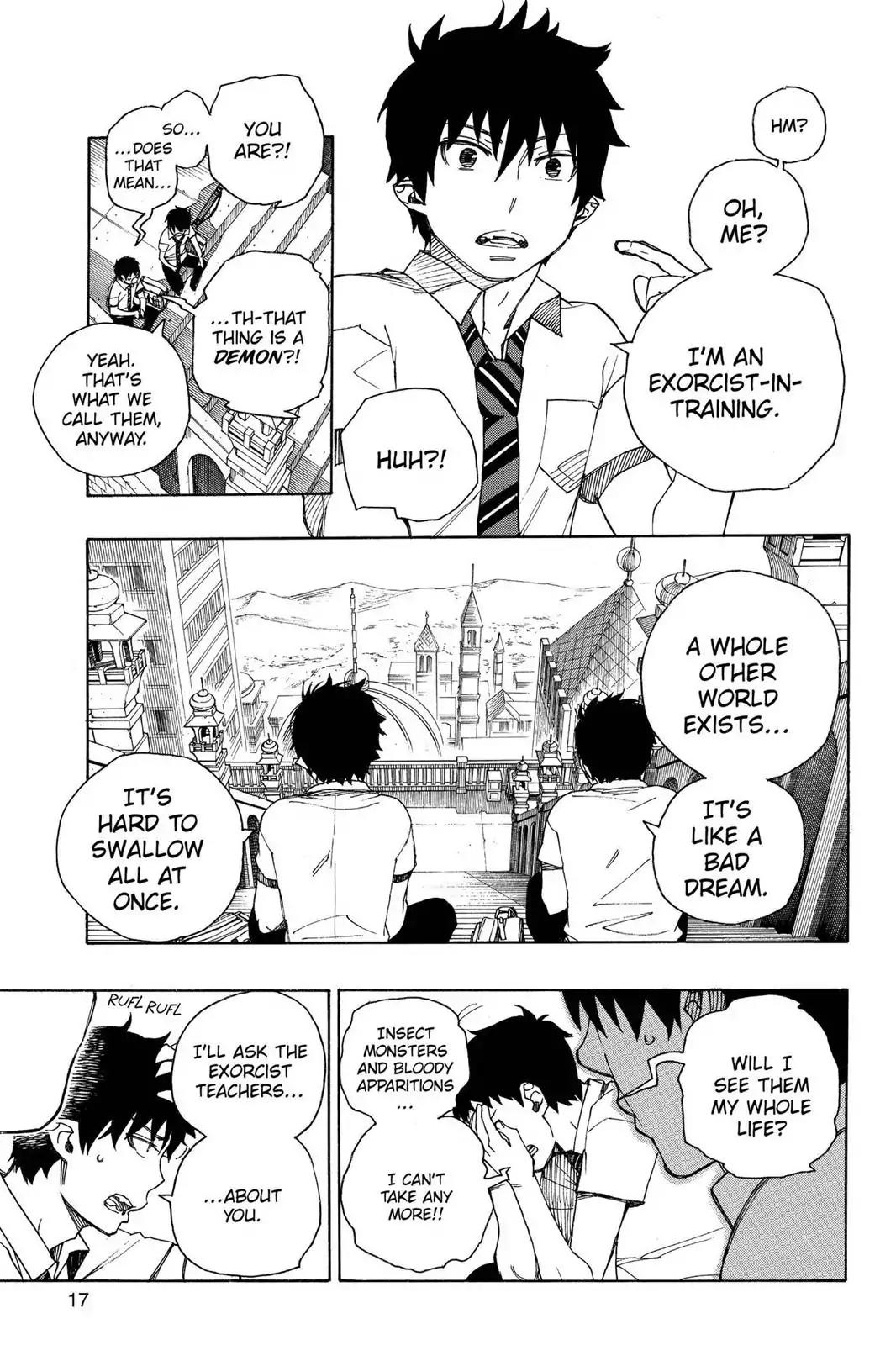 Ao no Exorcist Chapter 38 page 18 - Chapter 38: Exorcist