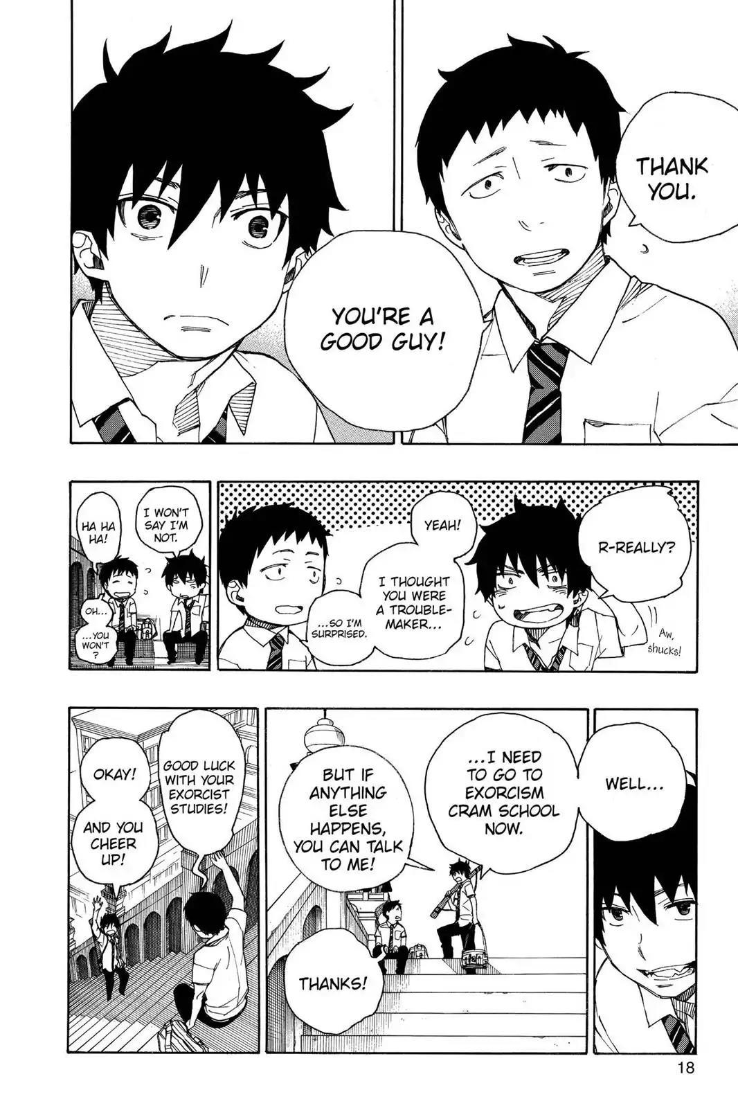 Ao no Exorcist Chapter 38 page 19 - Chapter 38: Exorcist
