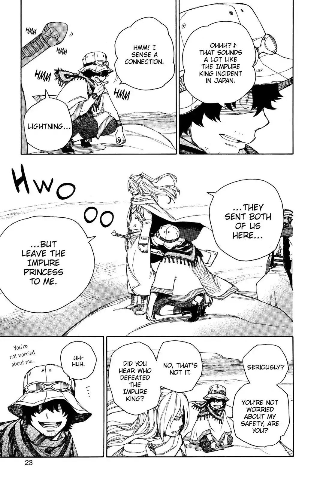 Ao no Exorcist Chapter 38 page 24 - Chapter 38: Exorcist
