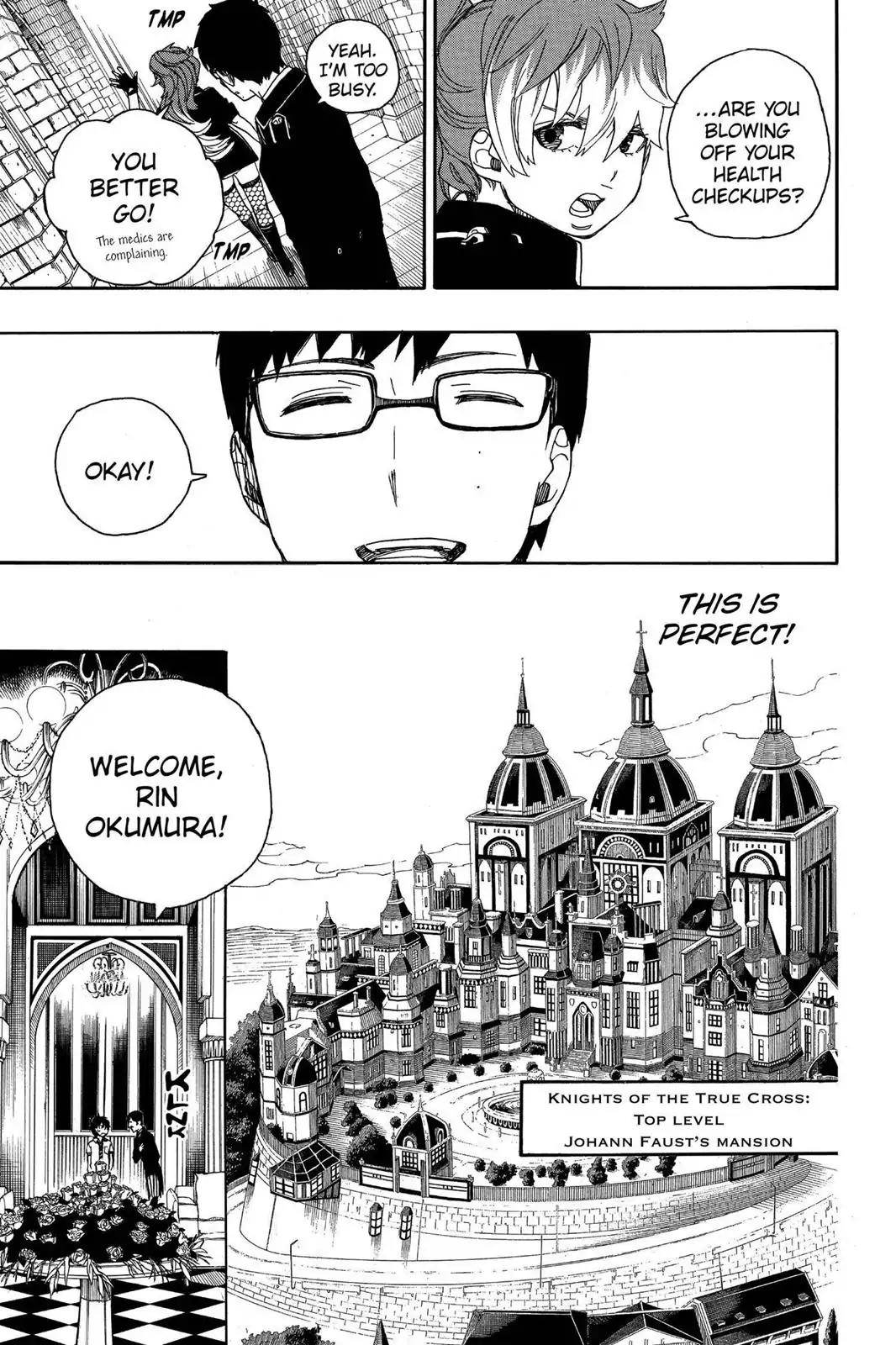 Ao no Exorcist Chapter 39 page 13 - Chapter 39: Demon Manners