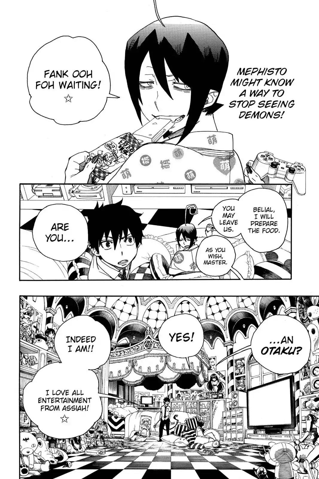 Ao no Exorcist Chapter 39 page 14 - Chapter 39: Demon Manners