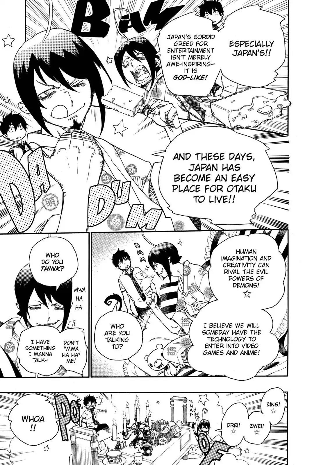 Ao no Exorcist Chapter 39 page 15 - Chapter 39: Demon Manners