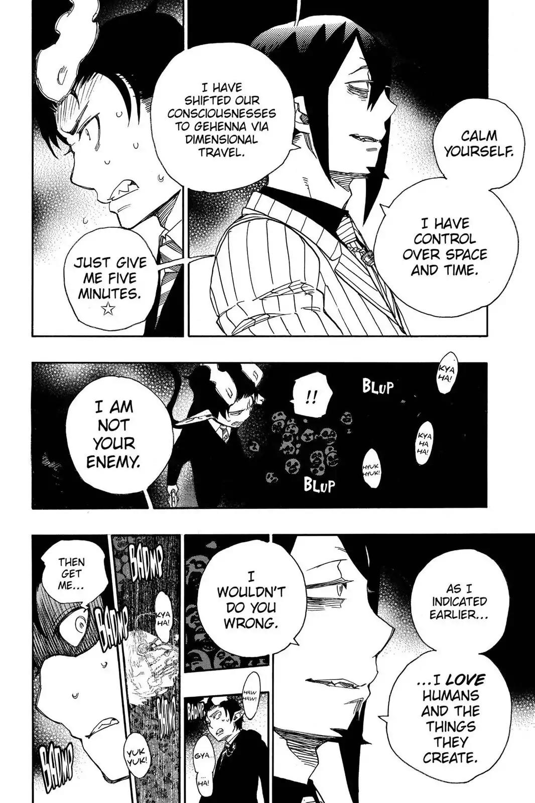 Ao no Exorcist Chapter 39 page 20 - Chapter 39: Demon Manners