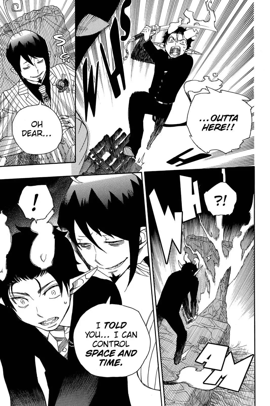 Ao no Exorcist Chapter 39 page 21 - Chapter 39: Demon Manners