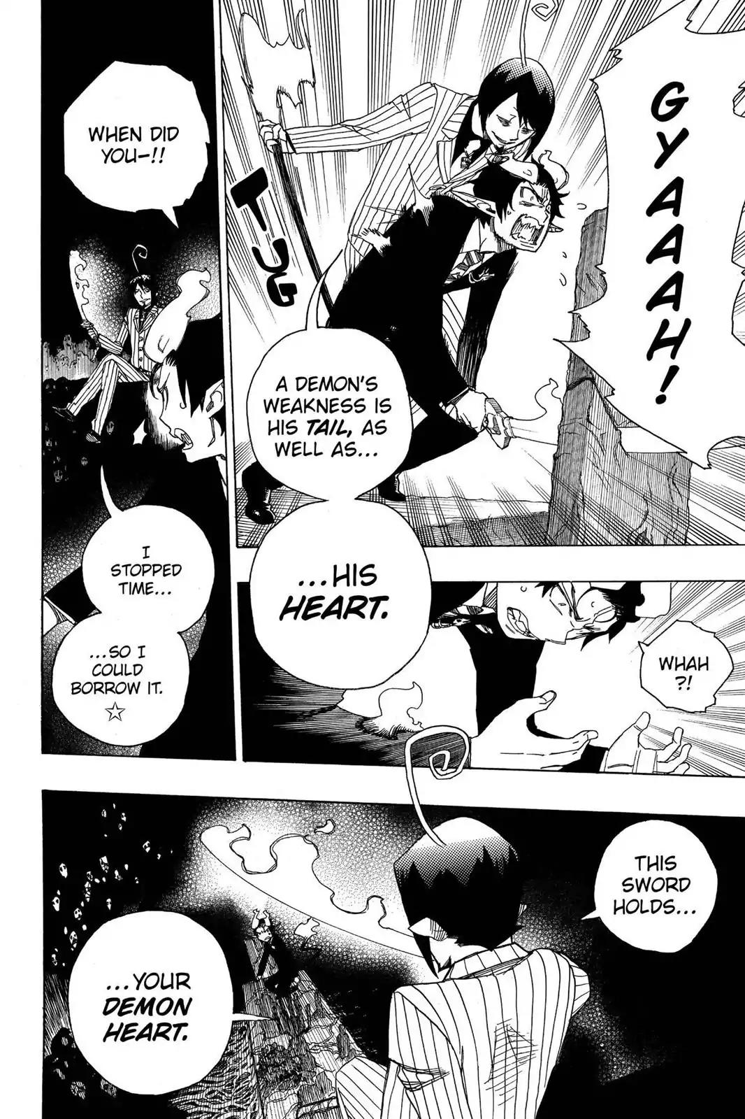 Ao no Exorcist Chapter 39 page 22 - Chapter 39: Demon Manners
