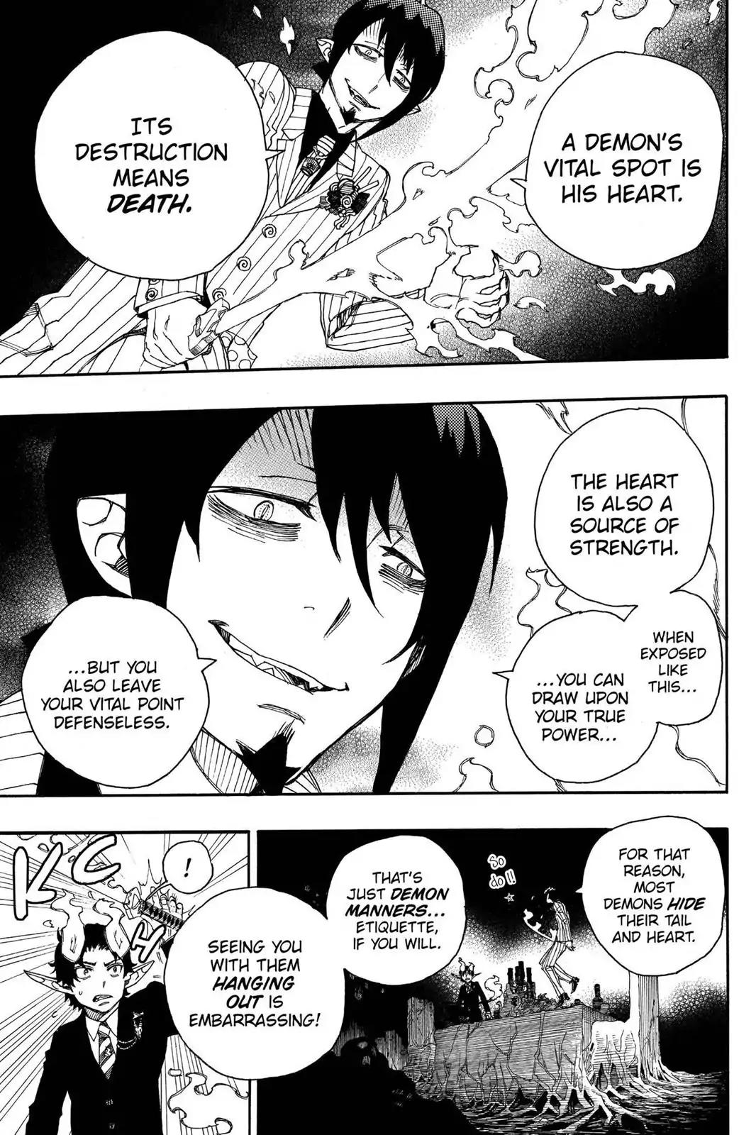Ao no Exorcist Chapter 39 page 23 - Chapter 39: Demon Manners