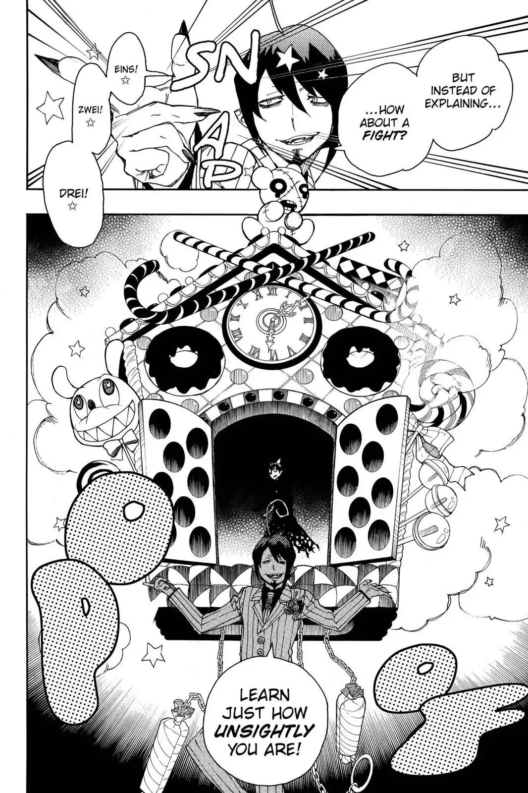 Ao no Exorcist Chapter 39 page 24 - Chapter 39: Demon Manners