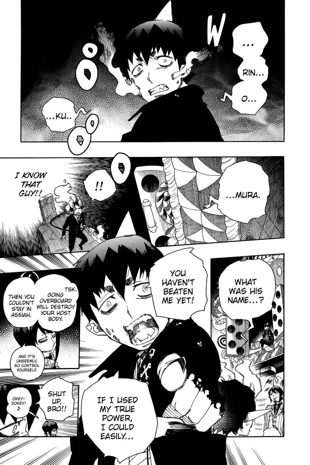Ao no Exorcist Chapter 39 page 25 - Chapter 39: Demon Manners