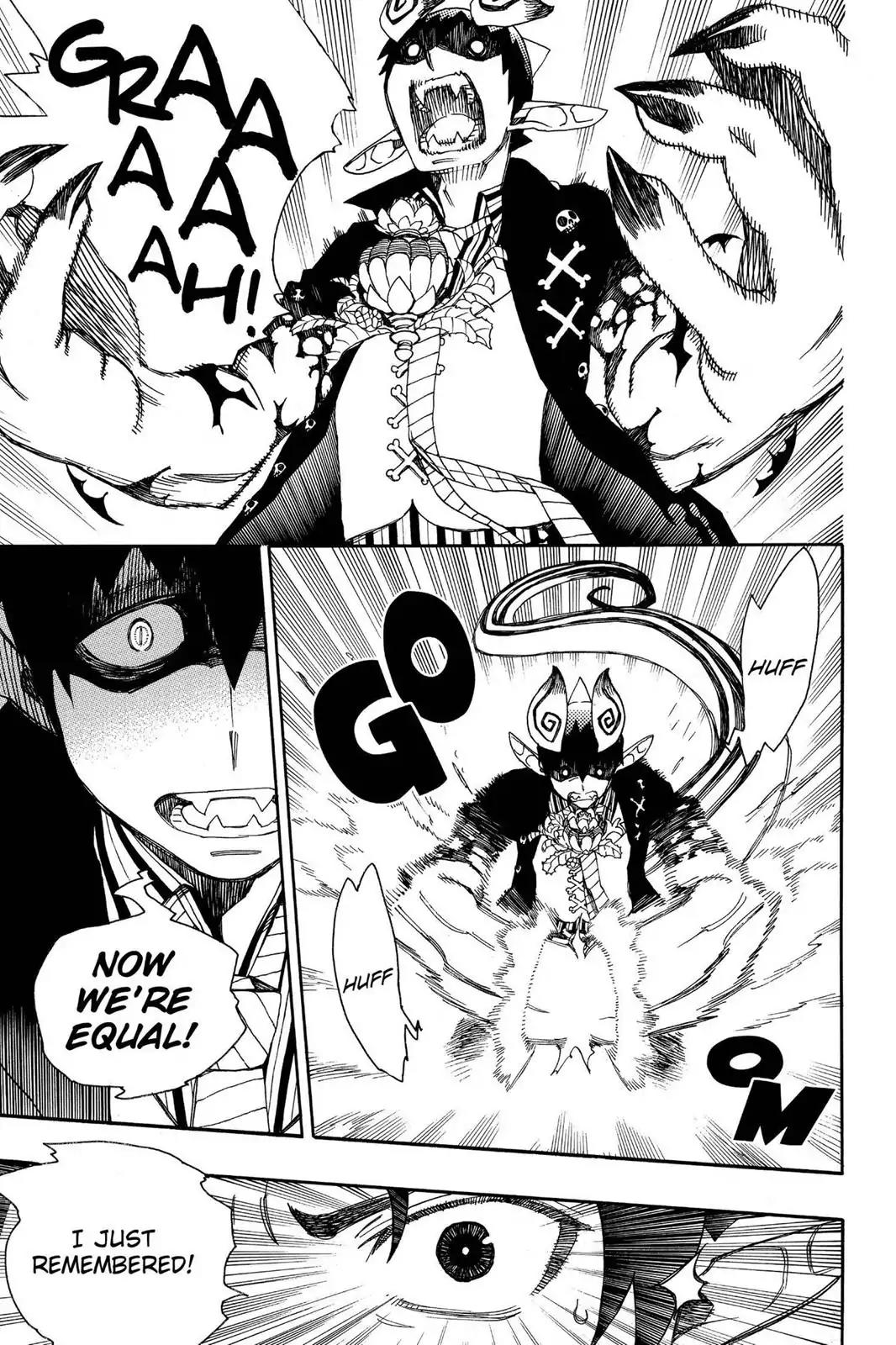 Ao no Exorcist Chapter 39 page 27 - Chapter 39: Demon Manners