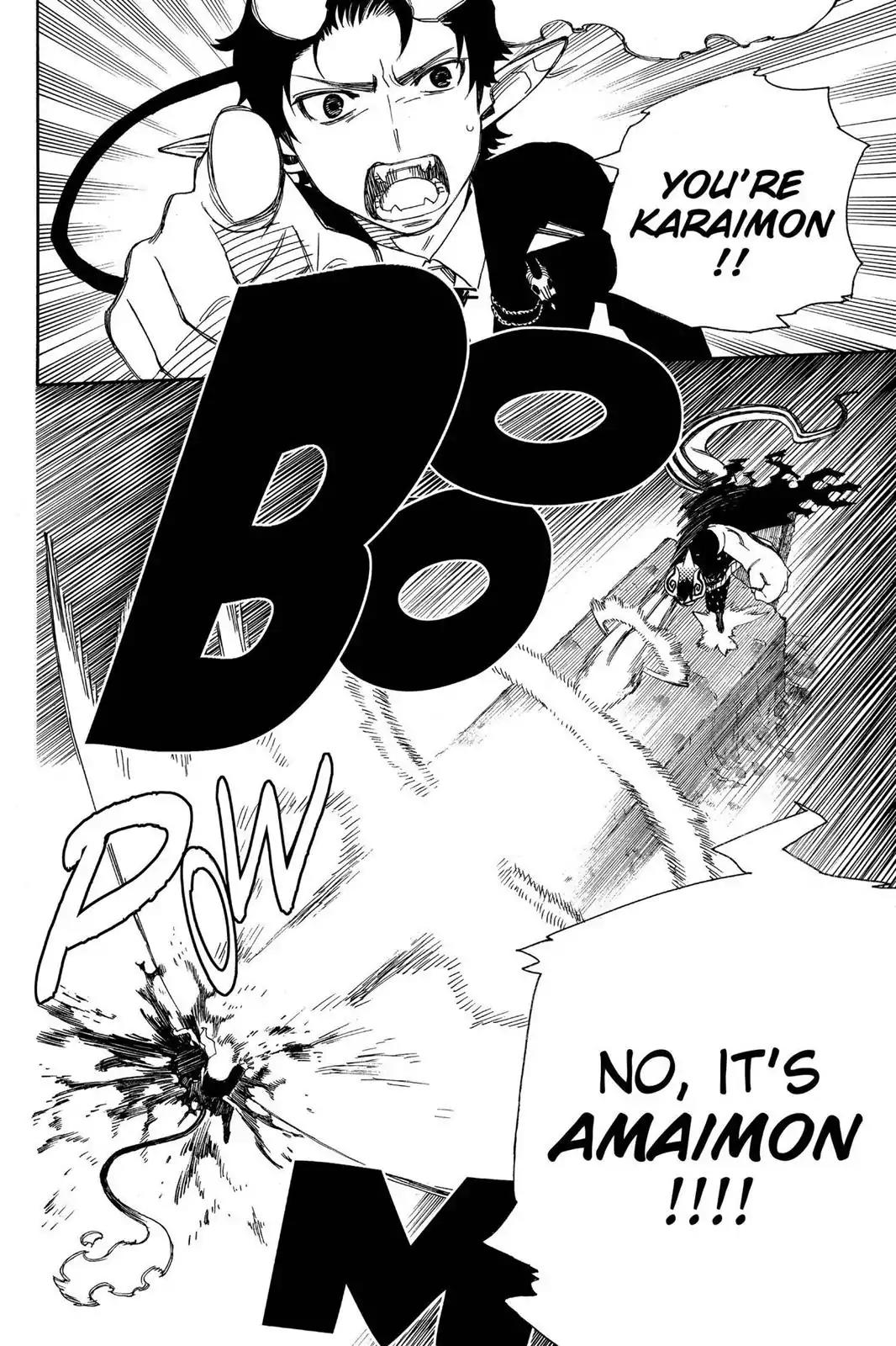 Ao no Exorcist Chapter 39 page 28 - Chapter 39: Demon Manners