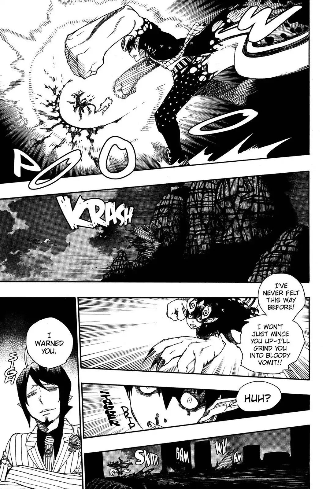 Ao no Exorcist Chapter 39 page 29 - Chapter 39: Demon Manners