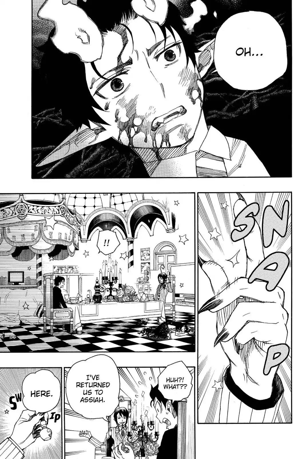 Ao no Exorcist Chapter 39 page 31 - Chapter 39: Demon Manners