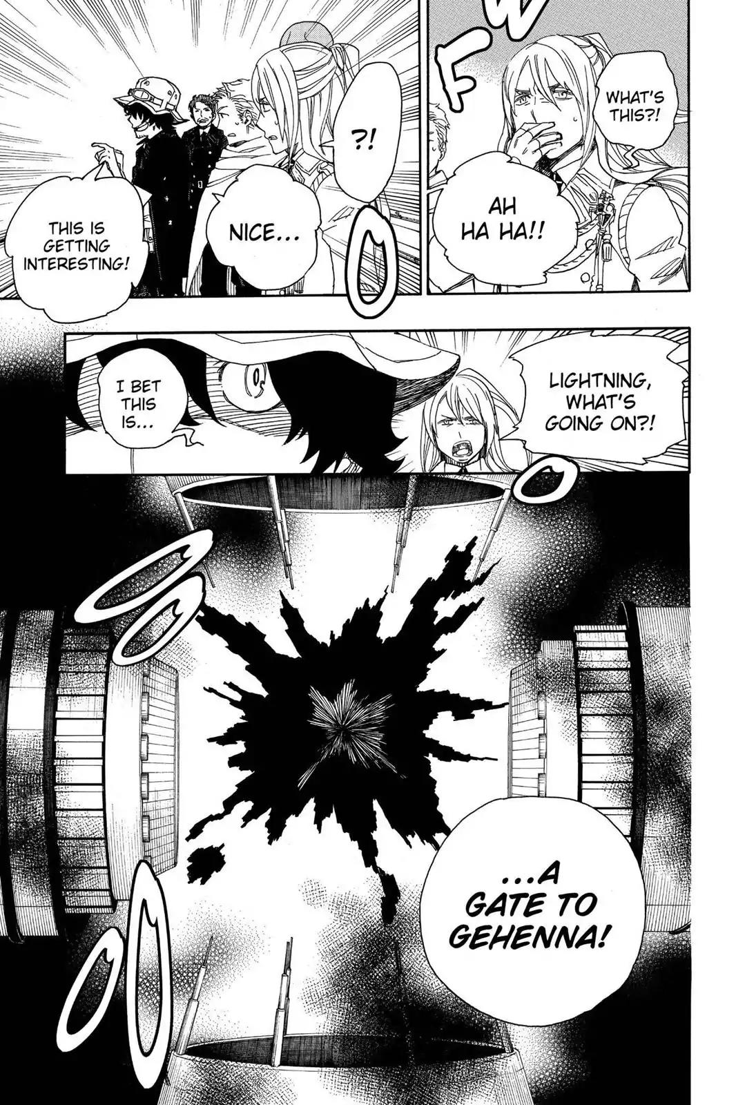 Ao no Exorcist Chapter 39 page 35 - Chapter 39: Demon Manners