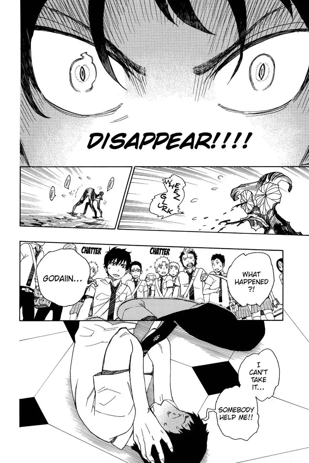 Ao no Exorcist Chapter 39 page 6 - Chapter 39: Demon Manners
