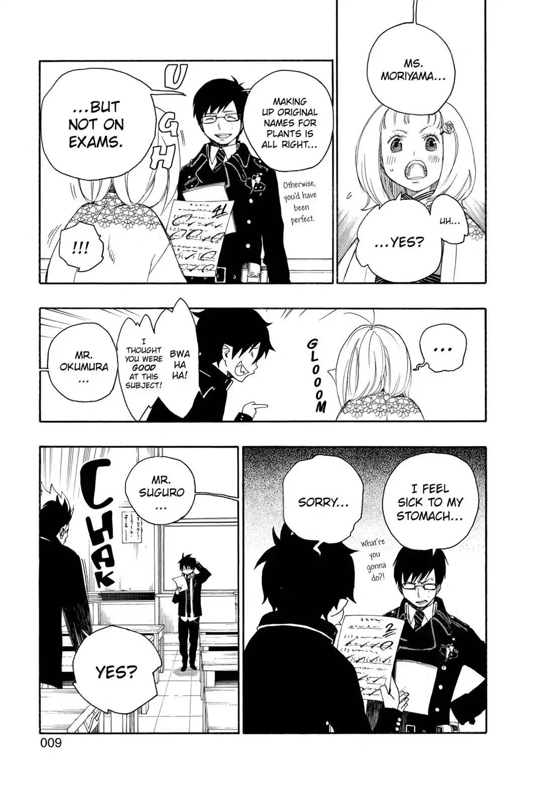 Ao no Exorcist Chapter 4 page 10 - Chapter 4: Child of A Cursed Temple