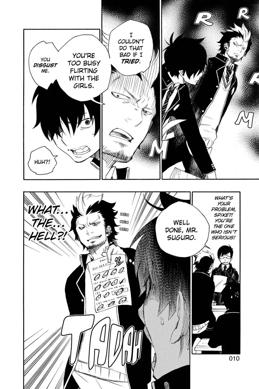 Ao no Exorcist Chapter 4 page 11 - Chapter 4: Child of A Cursed Temple