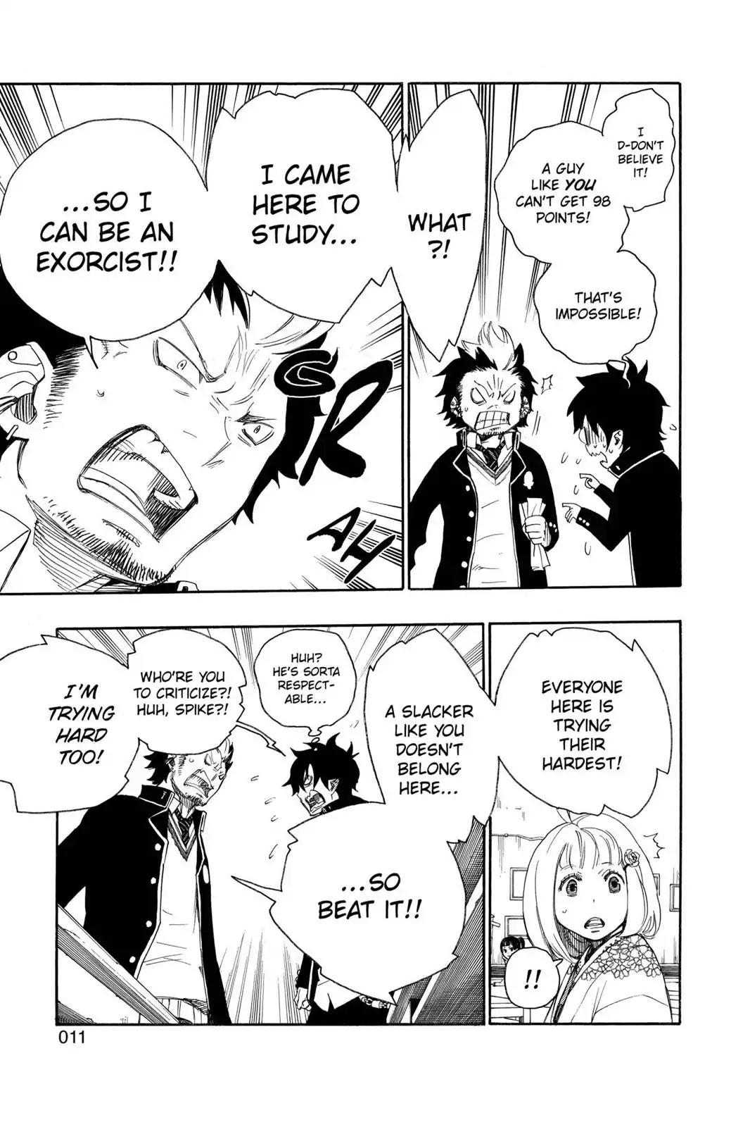 Ao no Exorcist Chapter 4 page 12 - Chapter 4: Child of A Cursed Temple