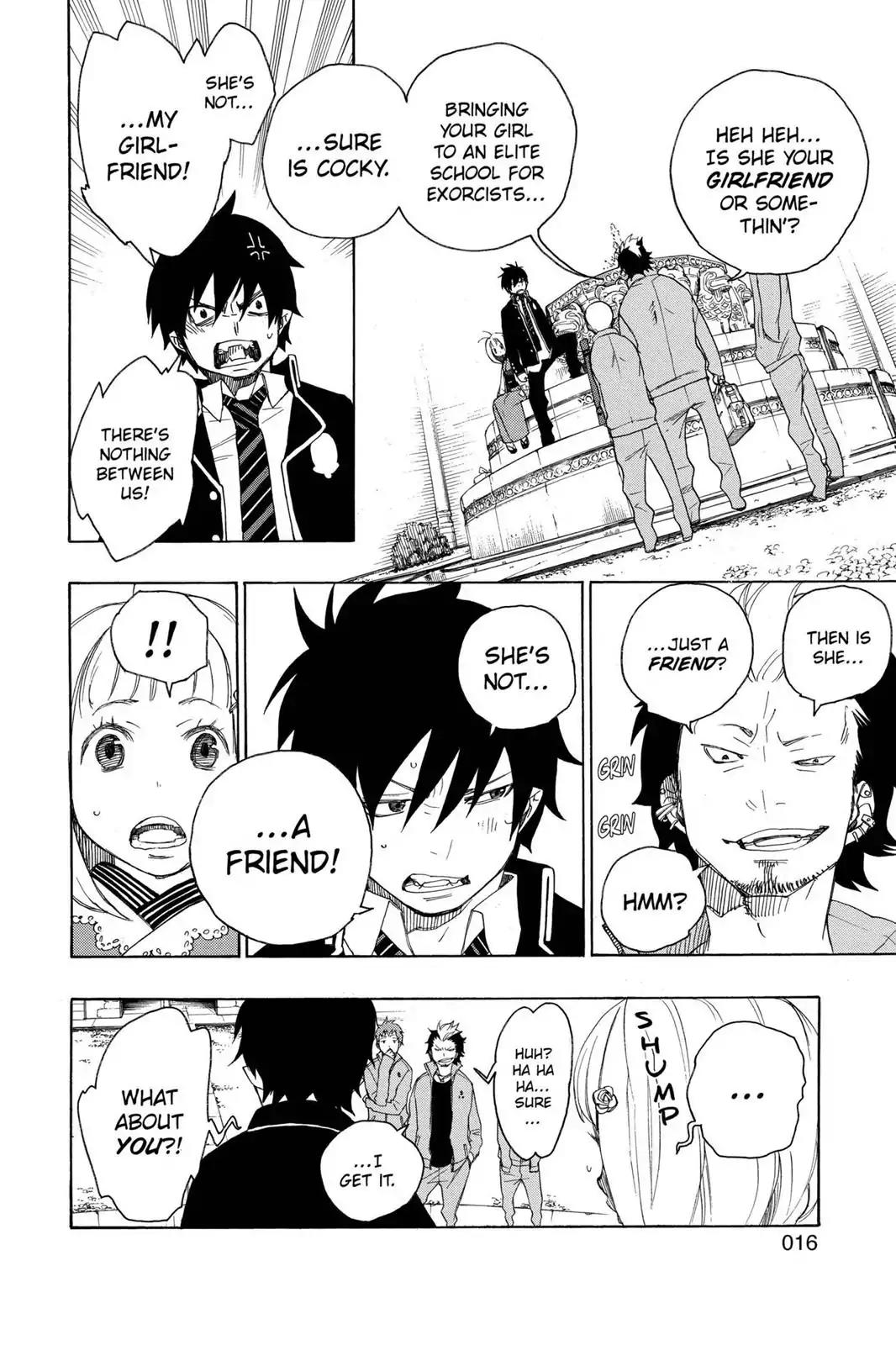 Ao no Exorcist Chapter 4 page 17 - Chapter 4: Child of A Cursed Temple
