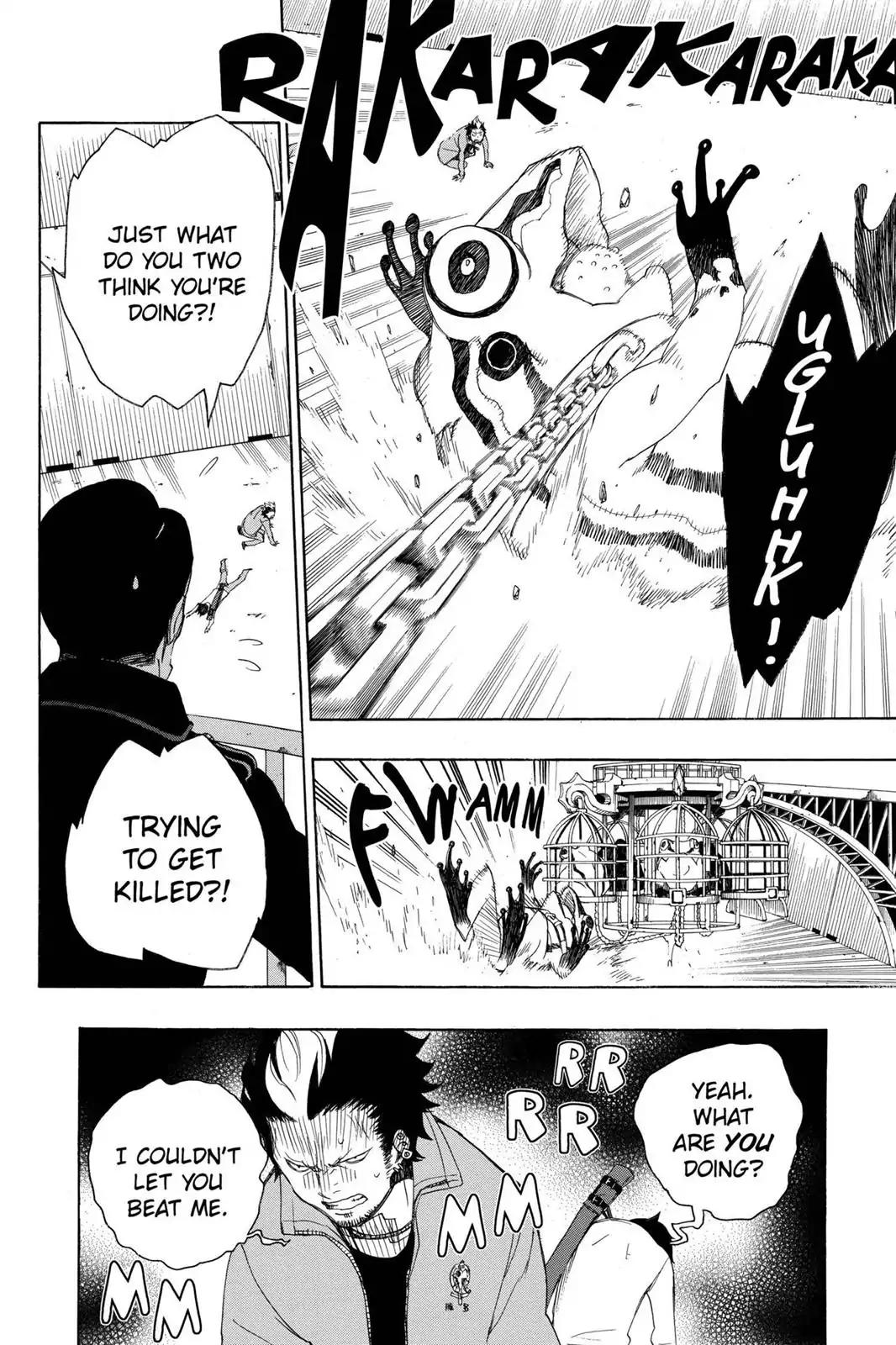 Ao no Exorcist Chapter 4 page 21 - Chapter 4: Child of A Cursed Temple