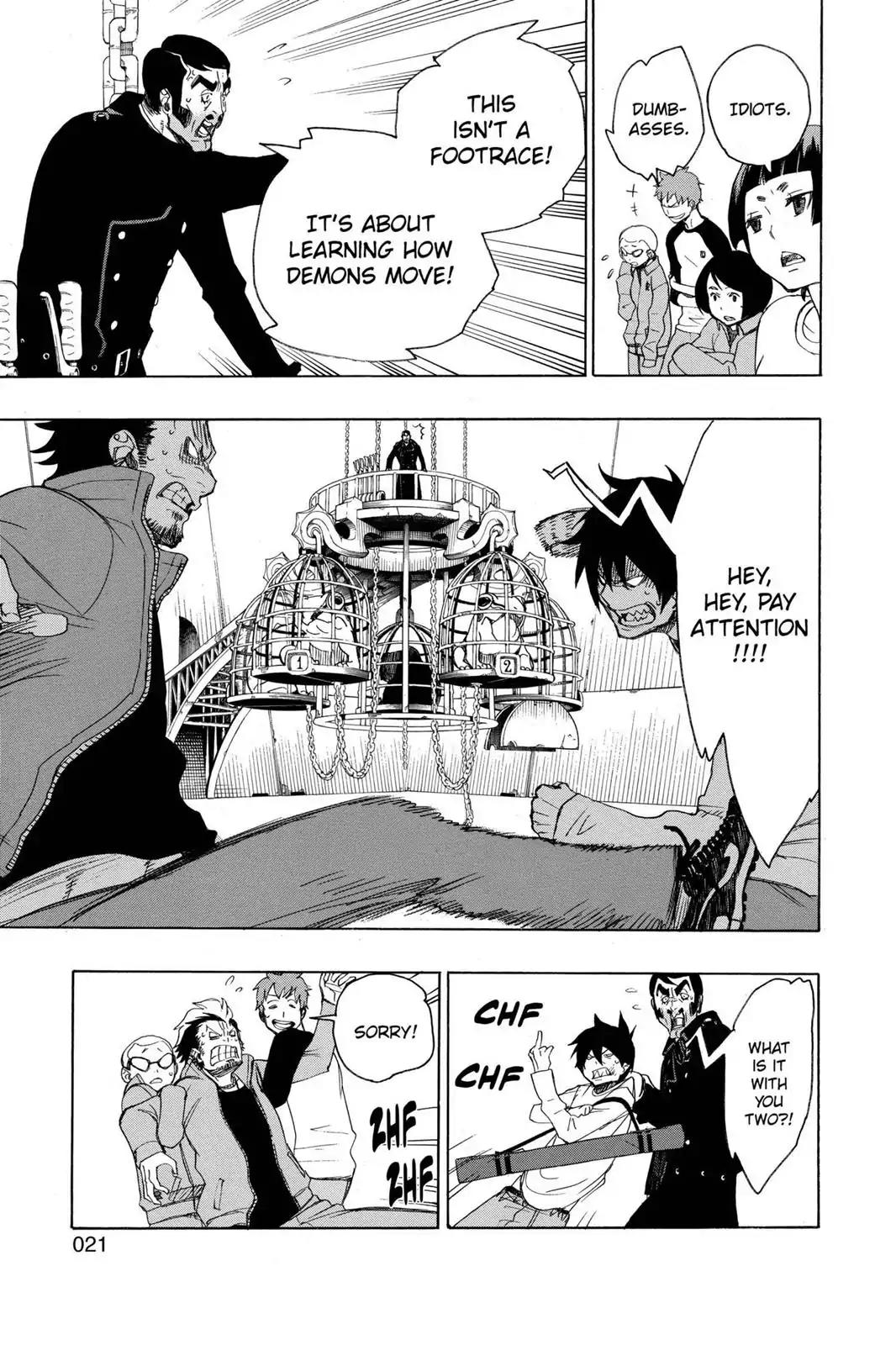 Ao no Exorcist Chapter 4 page 22 - Chapter 4: Child of A Cursed Temple