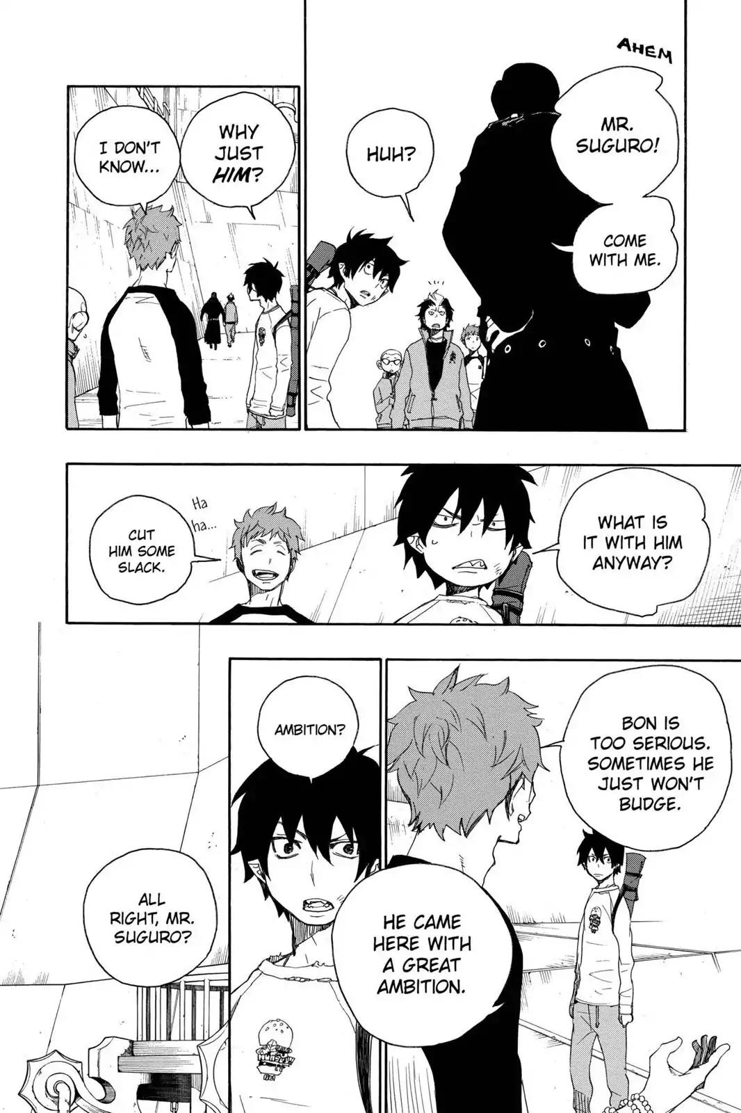 Ao no Exorcist Chapter 4 page 23 - Chapter 4: Child of A Cursed Temple