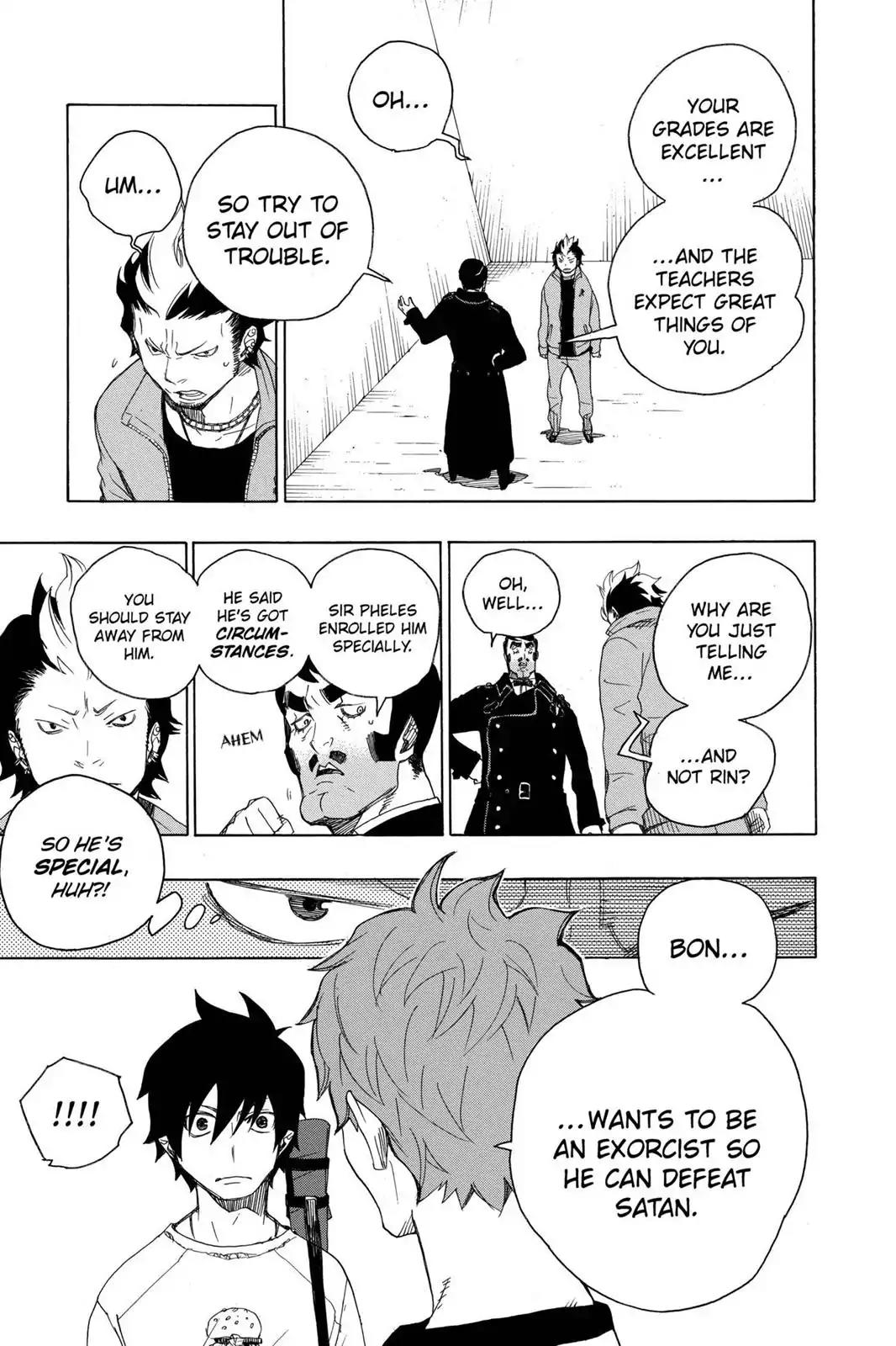 Ao no Exorcist Chapter 4 page 24 - Chapter 4: Child of A Cursed Temple