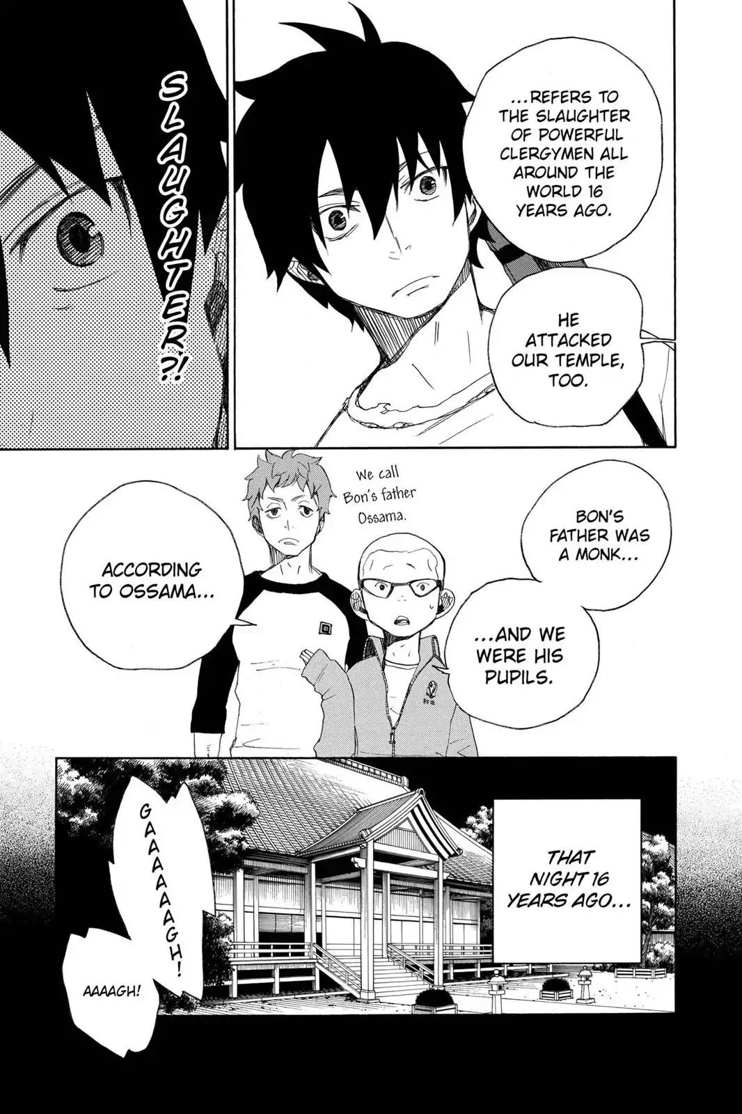 Ao no Exorcist Chapter 4 page 26 - Chapter 4: Child of A Cursed Temple