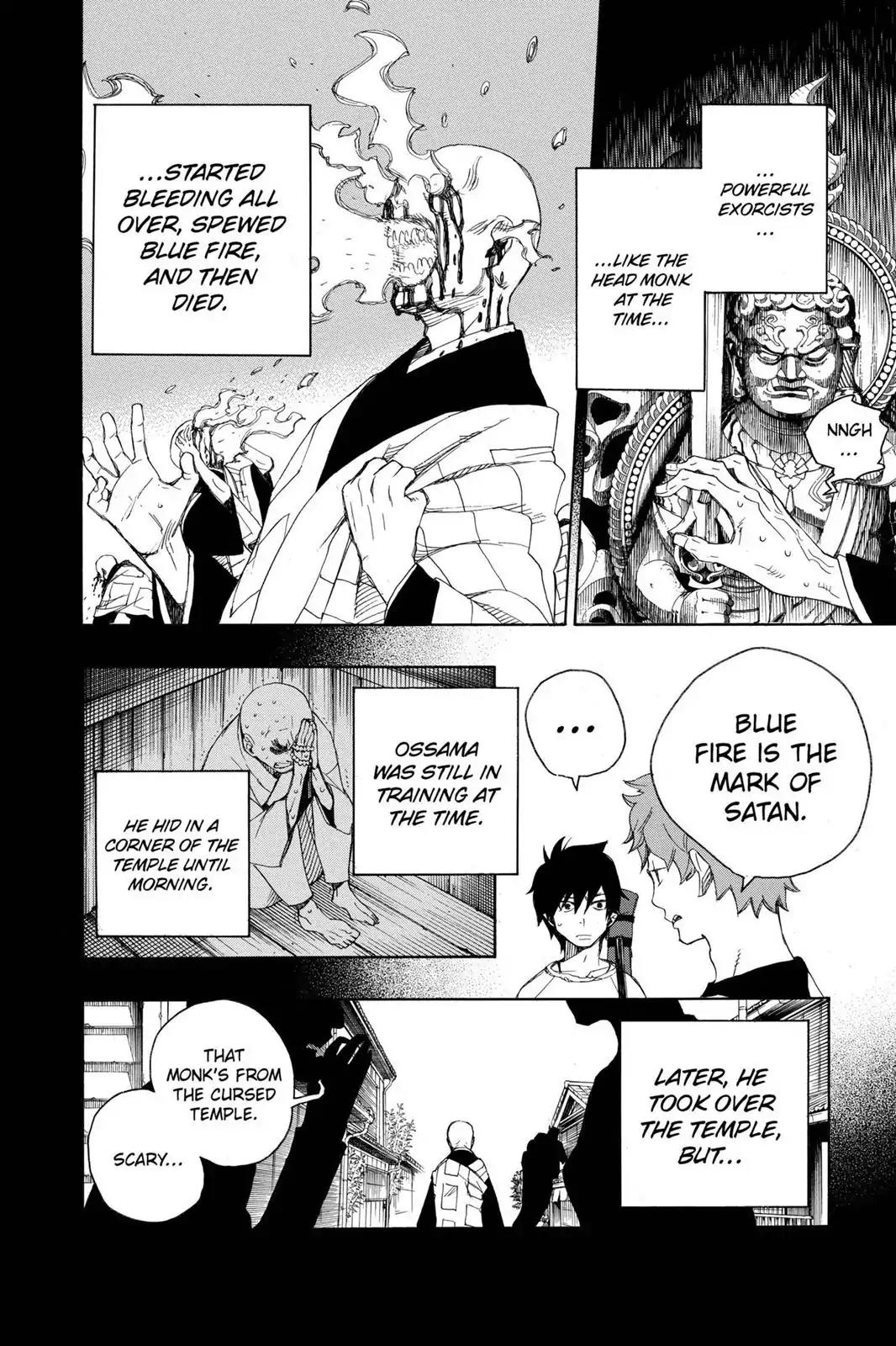 Ao no Exorcist Chapter 4 page 27 - Chapter 4: Child of A Cursed Temple