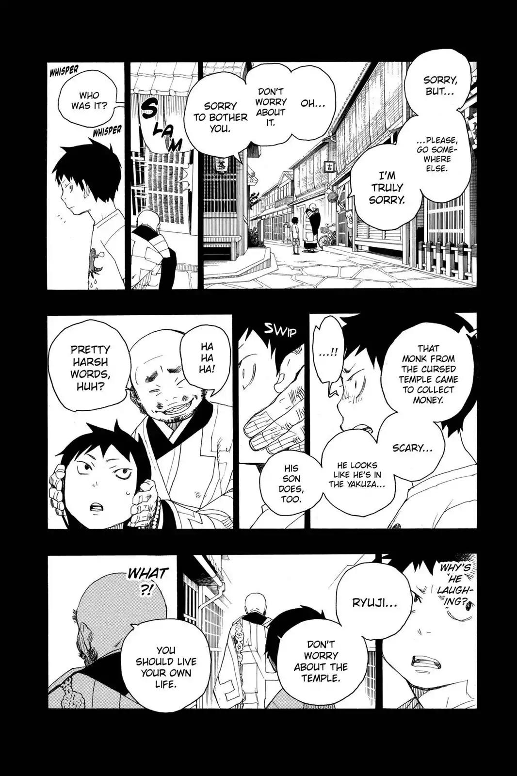 Ao no Exorcist Chapter 4 page 35 - Chapter 4: Child of A Cursed Temple