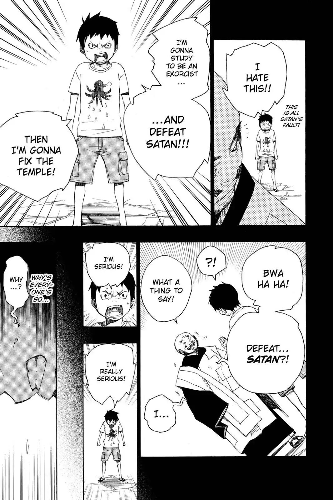 Ao no Exorcist Chapter 4 page 36 - Chapter 4: Child of A Cursed Temple