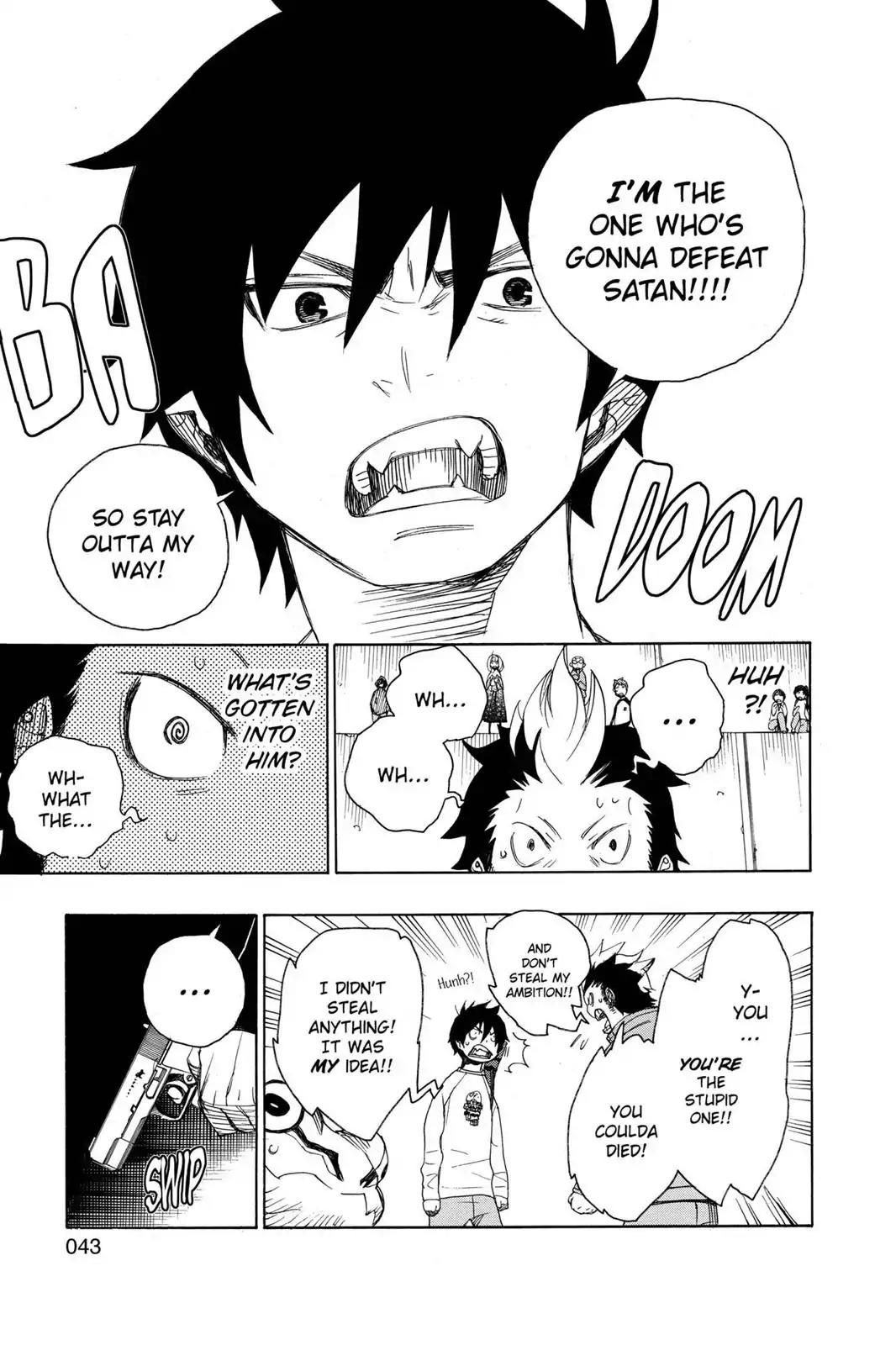 Ao no Exorcist Chapter 4 page 44 - Chapter 4: Child of A Cursed Temple