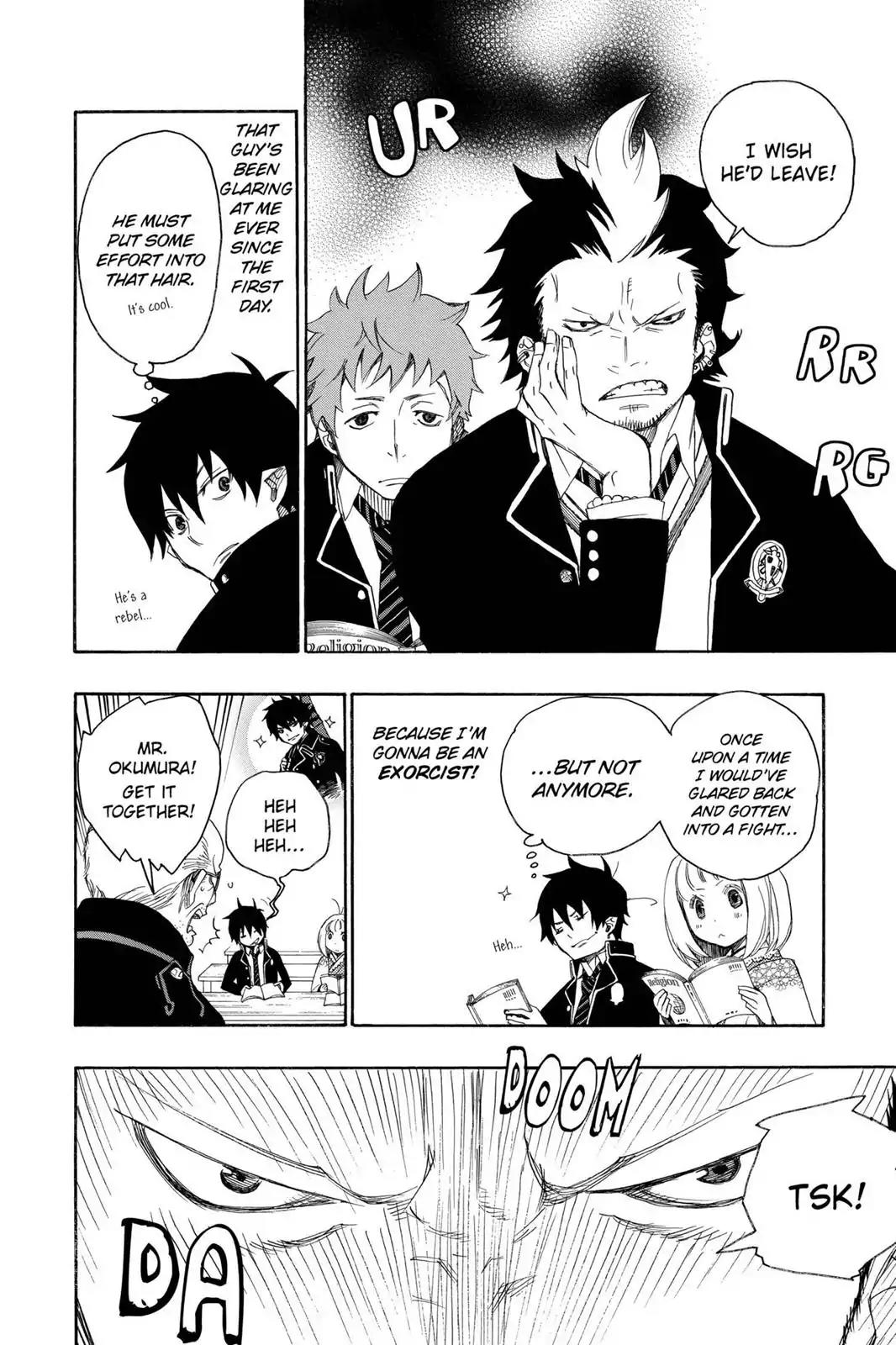 Ao no Exorcist Chapter 4 page 7 - Chapter 4: Child of A Cursed Temple