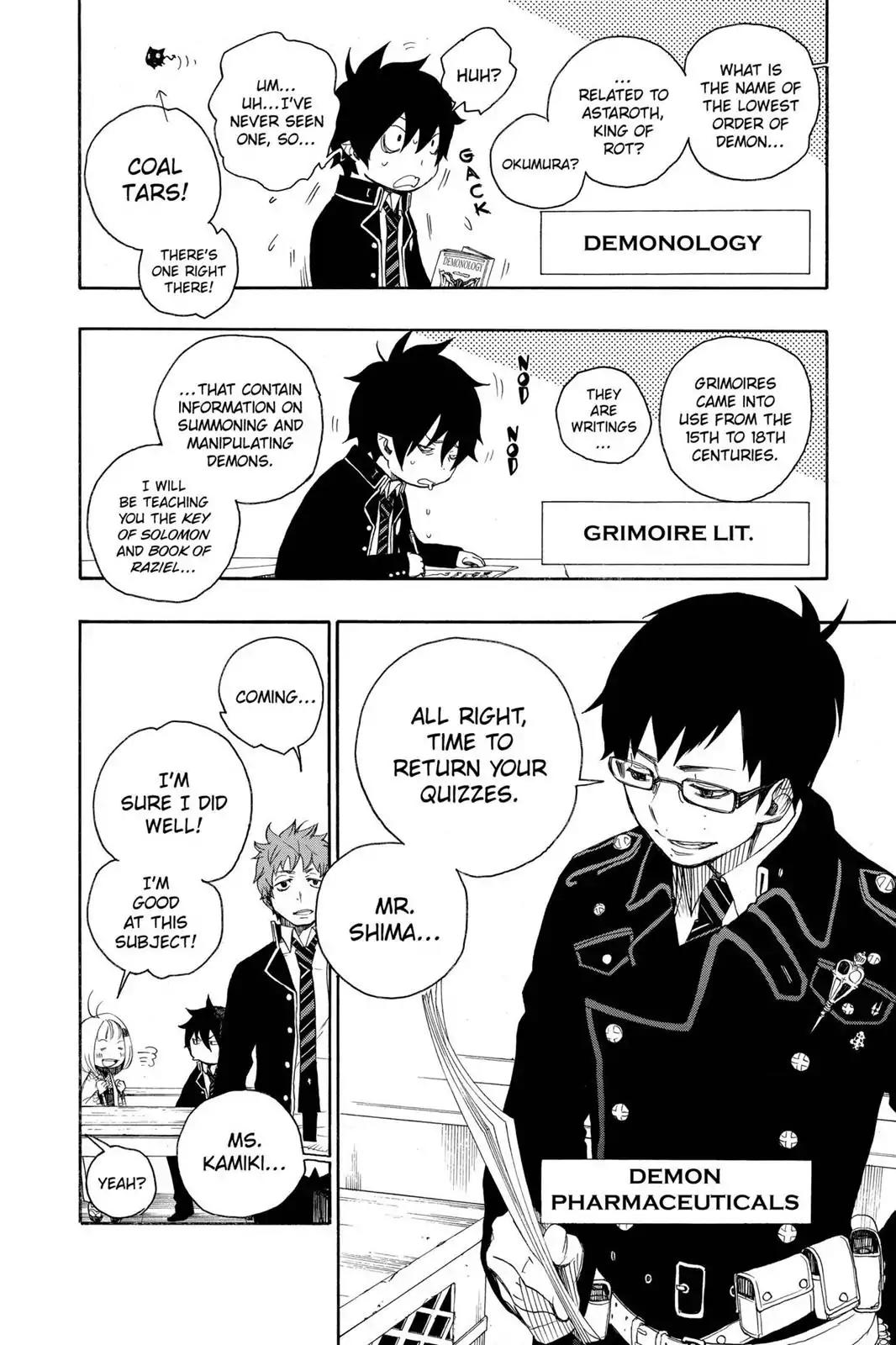Ao no Exorcist Chapter 4 page 9 - Chapter 4: Child of A Cursed Temple