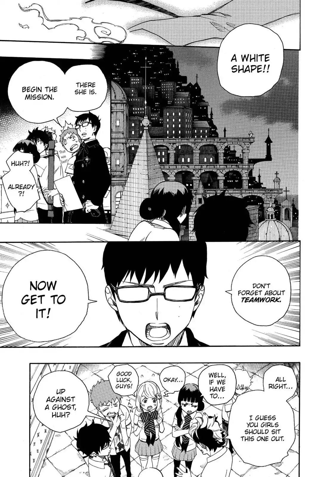 Ao no Exorcist Chapter 40 page 13 - Chapter 40: The Seven Mysteries Of True Cross Academy