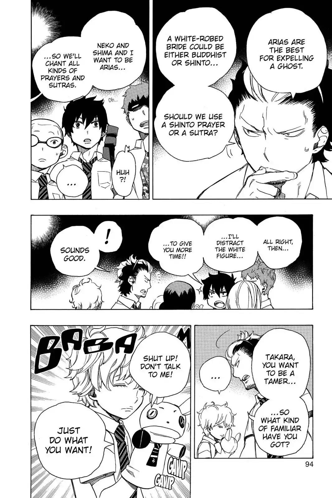 Ao no Exorcist Chapter 40 page 14 - Chapter 40: The Seven Mysteries Of True Cross Academy