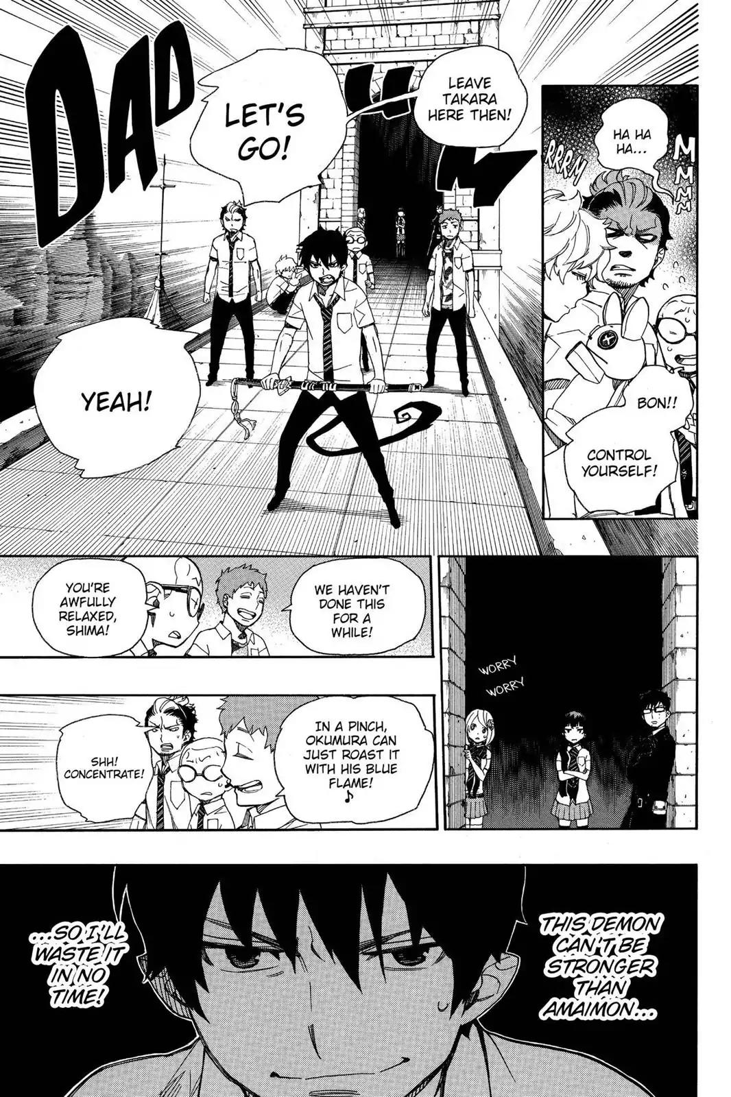 Ao no Exorcist Chapter 40 page 15 - Chapter 40: The Seven Mysteries Of True Cross Academy