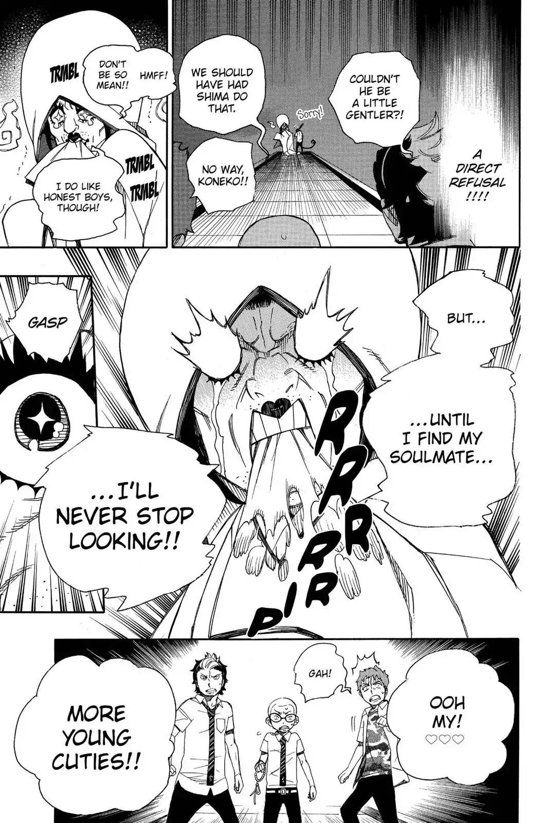 Ao no Exorcist Chapter 40 page 19 - Chapter 40: The Seven Mysteries Of True Cross Academy