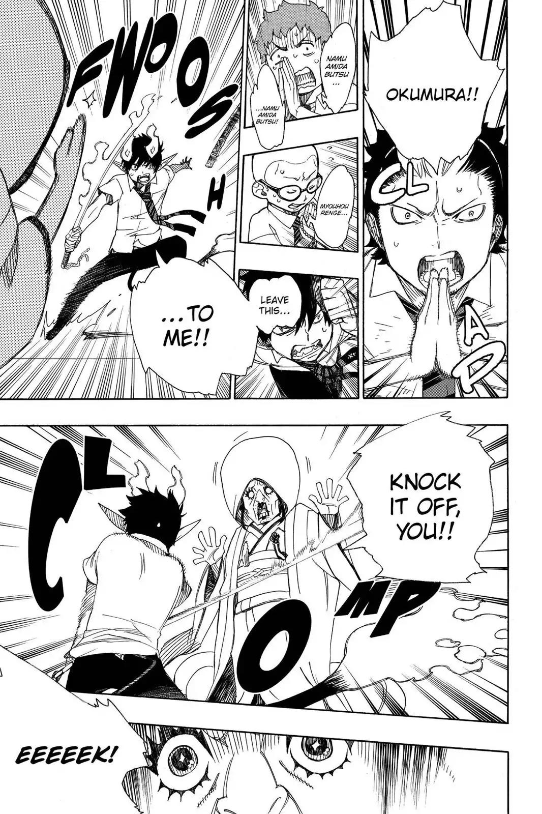 Ao no Exorcist Chapter 40 page 21 - Chapter 40: The Seven Mysteries Of True Cross Academy