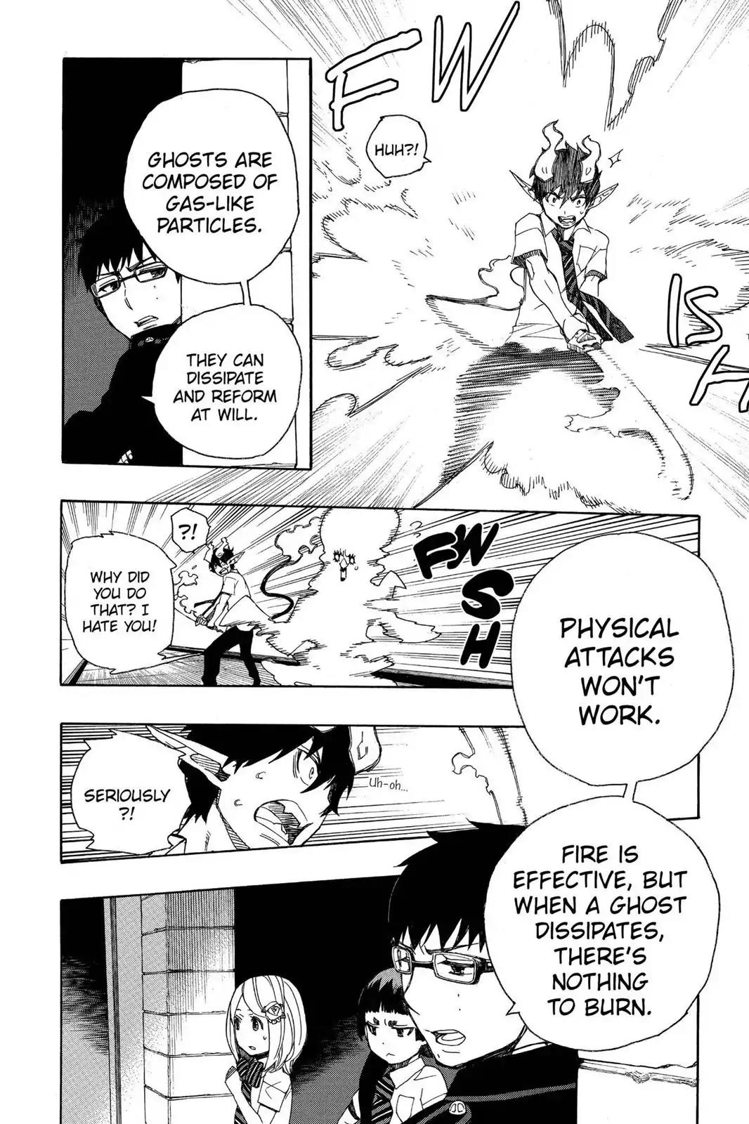 Ao no Exorcist Chapter 40 page 22 - Chapter 40: The Seven Mysteries Of True Cross Academy