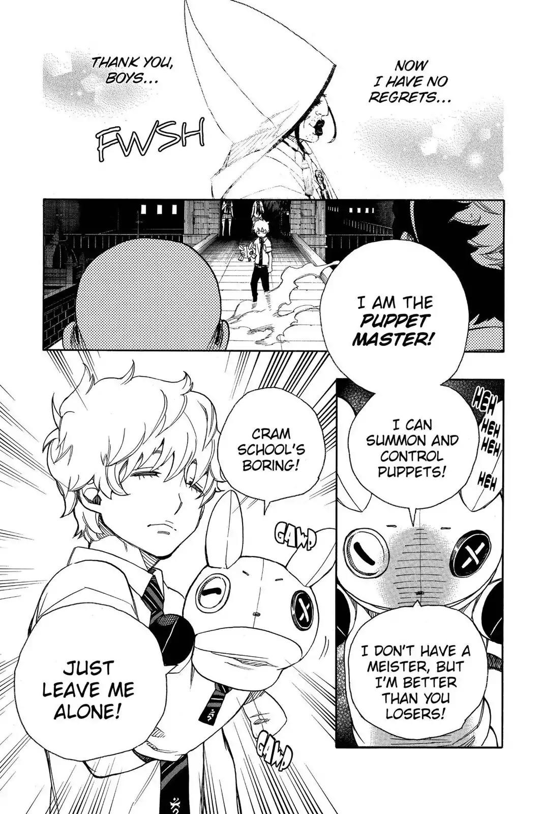 Ao no Exorcist Chapter 40 page 31 - Chapter 40: The Seven Mysteries Of True Cross Academy