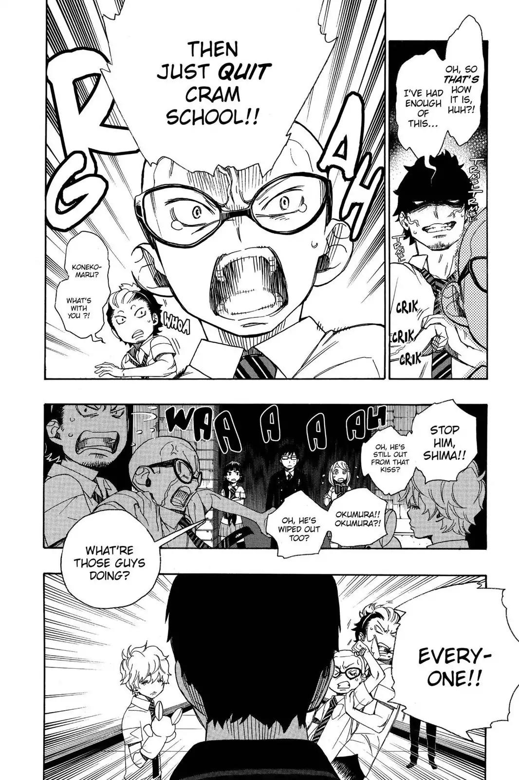 Ao no Exorcist Chapter 40 page 32 - Chapter 40: The Seven Mysteries Of True Cross Academy