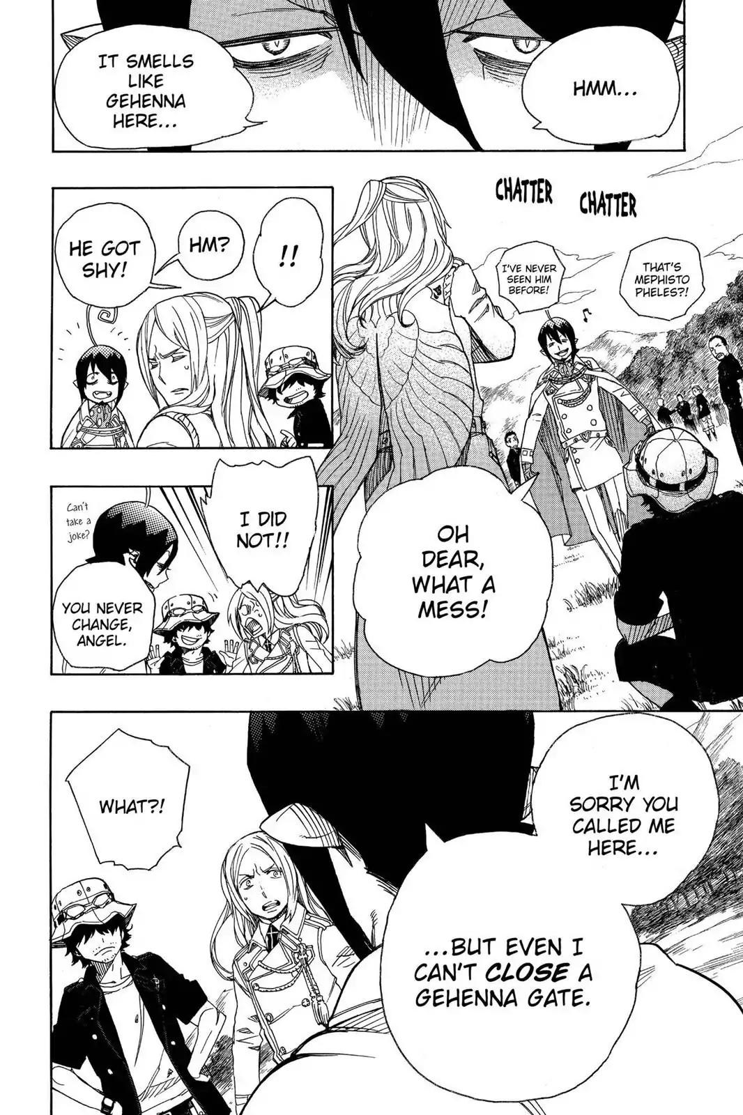 Ao no Exorcist Chapter 40 page 34 - Chapter 40: The Seven Mysteries Of True Cross Academy