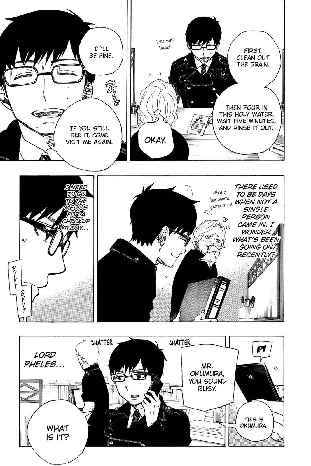 Ao no Exorcist Chapter 40 page 5 - Chapter 40: The Seven Mysteries Of True Cross Academy